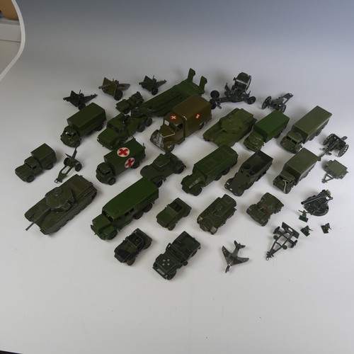 133 - Dinky Toys; Ten boxed military models, including 666 Missile Erector Vehicle with Corporal Missile a... 