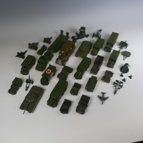 133 - Dinky Toys; Ten boxed military models, including 666 Missile Erector Vehicle with Corporal Missile a... 