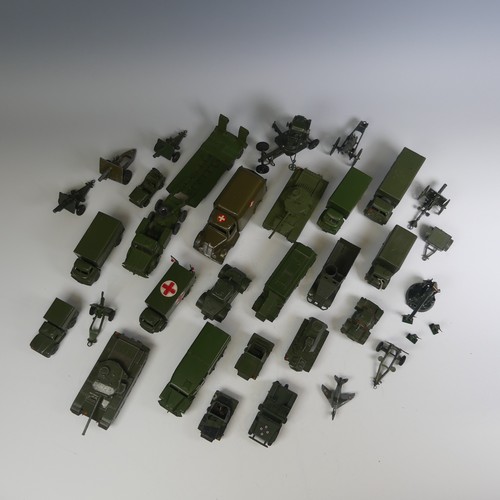 133 - Dinky Toys; Ten boxed military models, including 666 Missile Erector Vehicle with Corporal Missile a... 