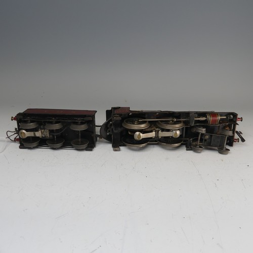 4 - Bassett-Lowke ‘0’ gauge 3-rail electric LMS Standard Compound 4-4-0 Locomotive and six-wheel Tender,... 