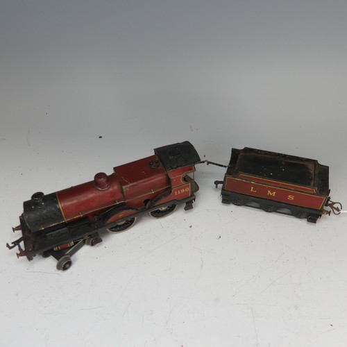 4 - Bassett-Lowke ‘0’ gauge 3-rail electric LMS Standard Compound 4-4-0 Locomotive and six-wheel Tender,... 