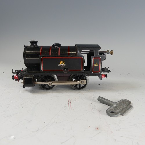 9 - Hornby ‘0’ gauge clockwork BR 0-4-0 Tank Locomotive, in BR lined black, No.3 82011, in No.50 Locomot... 