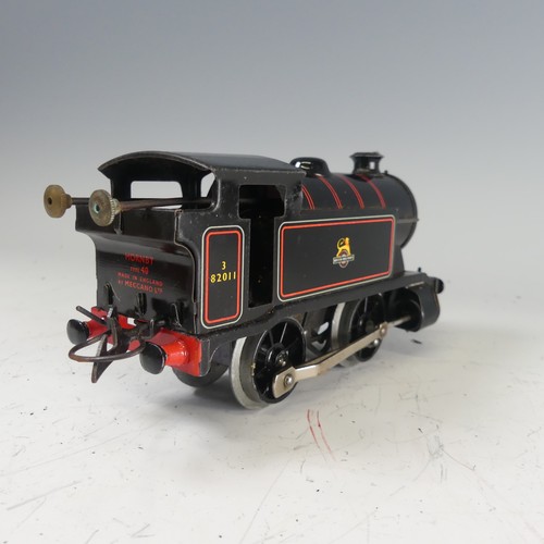 9 - Hornby ‘0’ gauge clockwork BR 0-4-0 Tank Locomotive, in BR lined black, No.3 82011, in No.50 Locomot... 