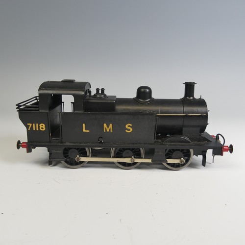 10 - Leeds Model Co ‘0’ gauge electric LMS ‘Jinty’ 0-6-0 Tank Locomotive, finished in black as LMS 7118.... 