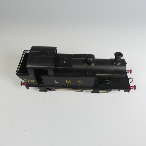 10 - Leeds Model Co ‘0’ gauge electric LMS ‘Jinty’ 0-6-0 Tank Locomotive, finished in black as LMS 7118.... 