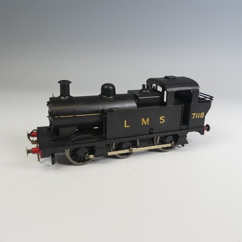 10 - Leeds Model Co ‘0’ gauge electric LMS ‘Jinty’ 0-6-0 Tank Locomotive, finished in black as LMS 7118.... 