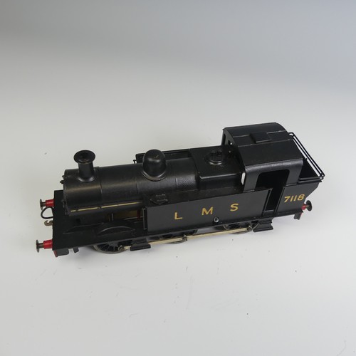 10 - Leeds Model Co ‘0’ gauge electric LMS ‘Jinty’ 0-6-0 Tank Locomotive, finished in black as LMS 7118.... 