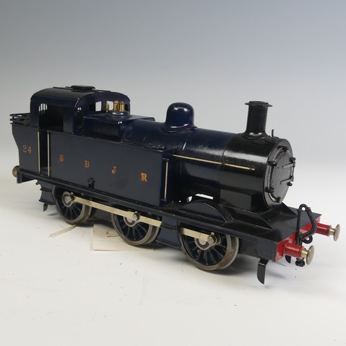 Leeds Model Co ‘0’ gauge electric SDJR (Somerset & Dorset Joint Railway) ‘Jinty’ 0-6-0 Tank Locomotive, finished in blue as SDJR 24.