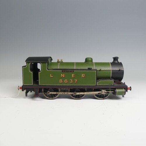 12 - A kit-built ‘0’ gauge electric LNER 0-6-0 Tank Locomotive ‘Chillie’ 0-6-0, finished in LNER green, N... 