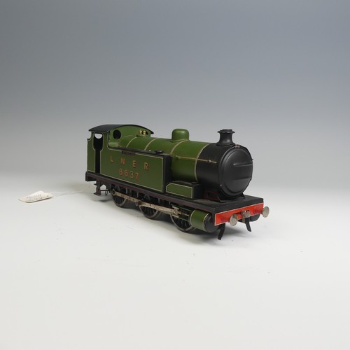 12 - A kit-built ‘0’ gauge electric LNER 0-6-0 Tank Locomotive ‘Chillie’ 0-6-0, finished in LNER green, N... 