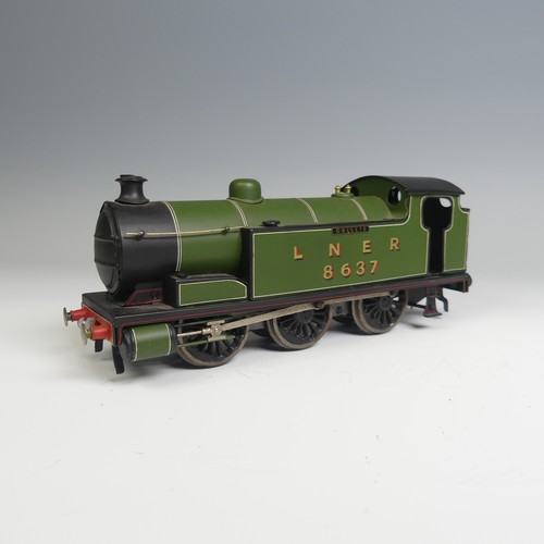 12 - A kit-built ‘0’ gauge electric LNER 0-6-0 Tank Locomotive ‘Chillie’ 0-6-0, finished in LNER green, N... 