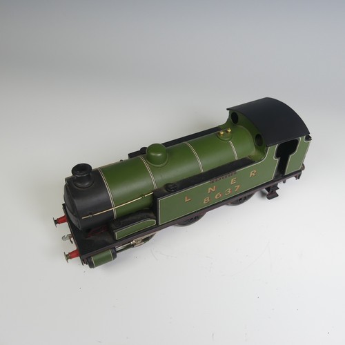 12 - A kit-built ‘0’ gauge electric LNER 0-6-0 Tank Locomotive ‘Chillie’ 0-6-0, finished in LNER green, N... 