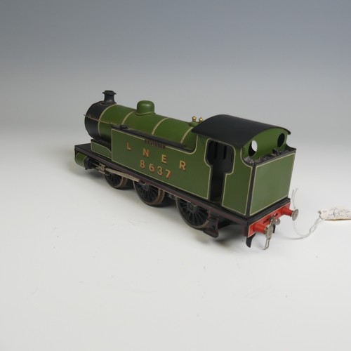 12 - A kit-built ‘0’ gauge electric LNER 0-6-0 Tank Locomotive ‘Chillie’ 0-6-0, finished in LNER green, N... 