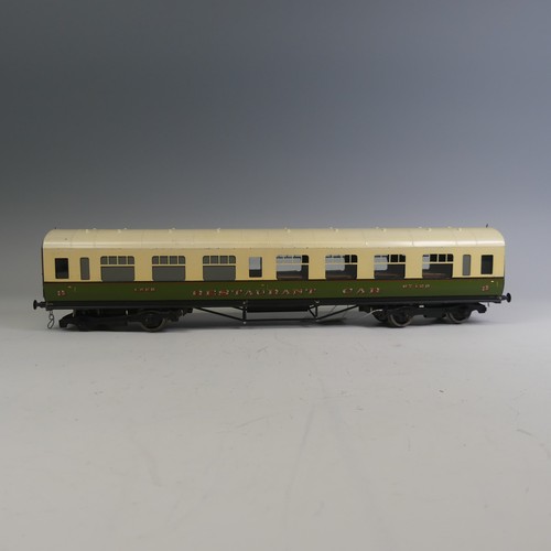 32 - Exley ‘0’ gauge LNER 3rd/Restaurant Car, cream and green, No.67129.