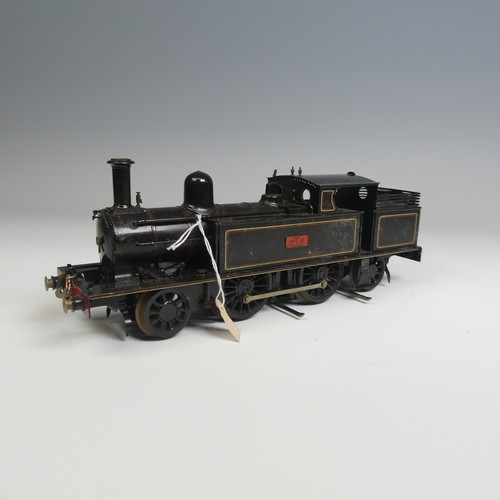 15 - A kit-built ‘0’ gauge electric LNWR 2-4-2 Tank Locomotive, finished in lined black, No.910.... 