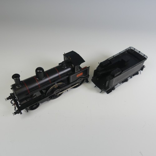 16 - A kit-built ‘0’ gauge electric L&NWR 2-4-0 Locomotive and six-wheel Tender, 'Belted Will', finis... 