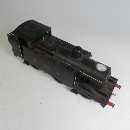 18 - A kit-built ‘0’ gauge electric LMS 0-6-0 'Jinty' Tank Locomotive, finished in unlined black, No.7260... 