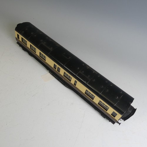 28 - Exley ‘0’ gauge GWR 1st/3rd Restaurant Car, chocolate and cream, No.9999.... 