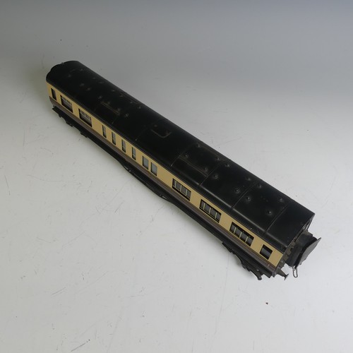 28 - Exley ‘0’ gauge GWR 1st/3rd Restaurant Car, chocolate and cream, No.9999.... 