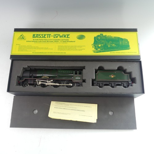 50 - Bassett-Lowke ‘0’ gauge, BL99041 Re-Built Patriot Class 4-6-0 Locomotive and Tender, British Railway... 