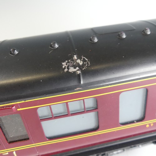 38 - Exley ‘0’ gauge LMS Restaurant Car, in LMS maroon with yellow lettering, No.67.