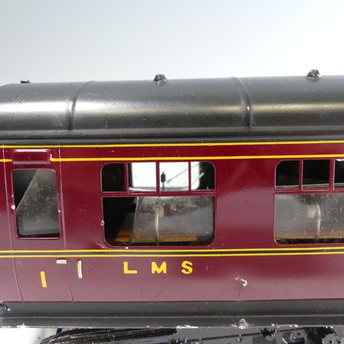 38 - Exley ‘0’ gauge LMS Restaurant Car, in LMS maroon with yellow lettering, No.67.