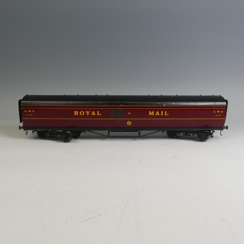 34 - Exley ‘0’ gauge LMS Royal Mail Coach, in LMS maroon with yellow lettering, No. 30228.... 