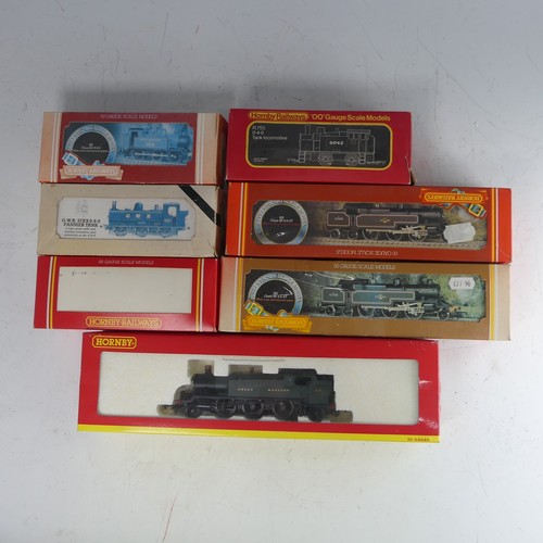 68 - Hornby Railways: Seven ‘00’ gauge Tank locomotives, all boxed, including 2 x R.062 B.R. Class 4P (MT... 