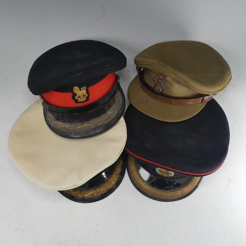 230 - A British Army Lieutenant Colonels Royal Engineers peaked cap made by Herbert Johnson, of New Bond S... 