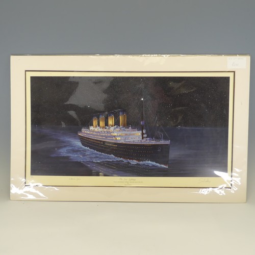 176 - Simon Fisher (British contemporary); a  limited edition Titanic Print, titled ' The Last Sighting, T... 