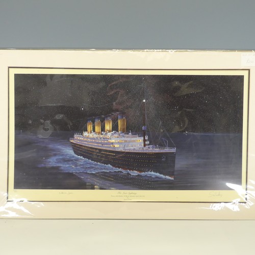 176 - Simon Fisher (British contemporary); a  limited edition Titanic Print, titled ' The Last Sighting, T... 