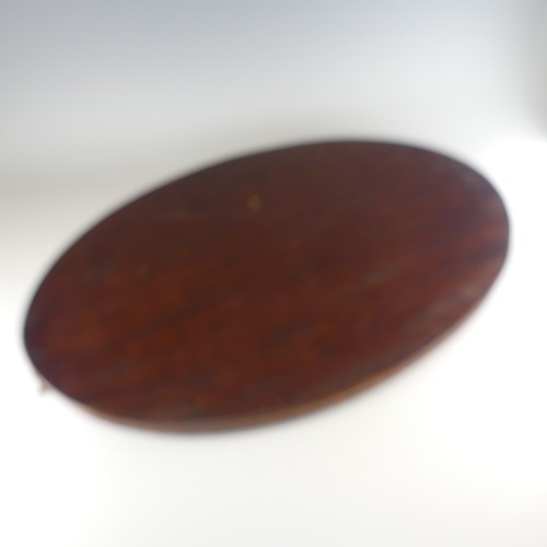 453 - An Edwardian mahogany and marquetry galleried twin-handled Tray, the gallery of chequerboard boxwood... 