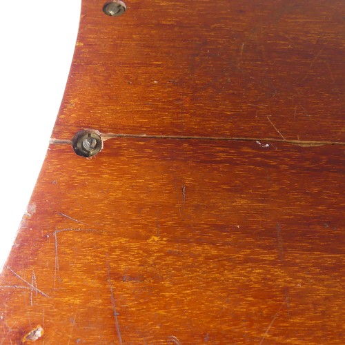 453 - An Edwardian mahogany and marquetry galleried twin-handled Tray, the gallery of chequerboard boxwood... 