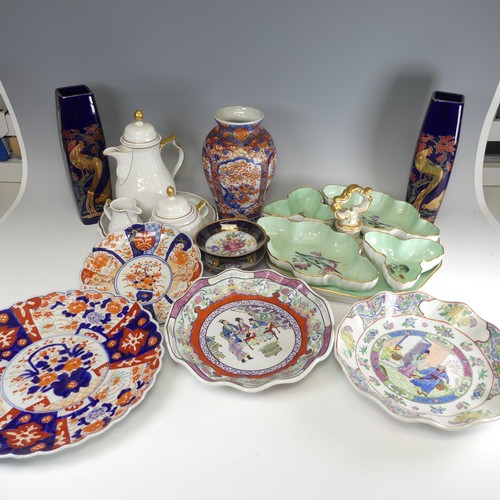 373 - A quantity of mixed Ceramics, including ; Rosenthal part Tea set, two late 20th century Chinese Plat... 