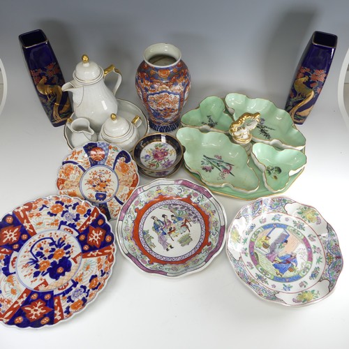 373 - A quantity of mixed Ceramics, including ; Rosenthal part Tea set, two late 20th century Chinese Plat... 