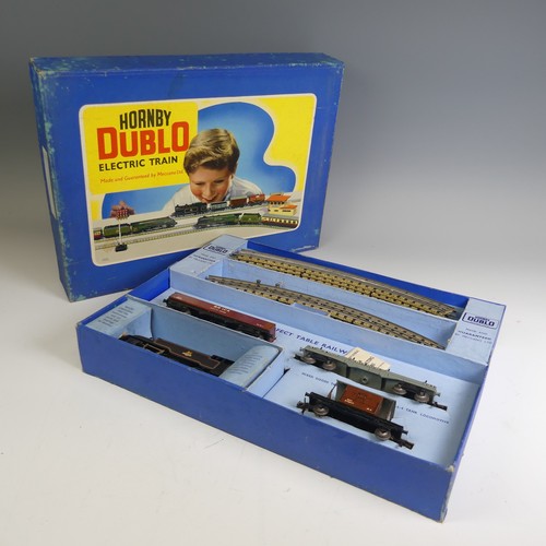 103 - Hornby Dublo EDG18 3-Rail 2-6-4 Tank Goods Set, BR, boxed.