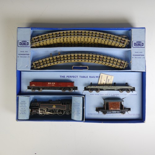 103 - Hornby Dublo EDG18 3-Rail 2-6-4 Tank Goods Set, BR, boxed.