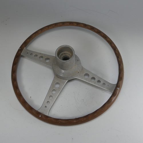 519 - A vintage Jaguar car steering Wheel, W 41 cm.