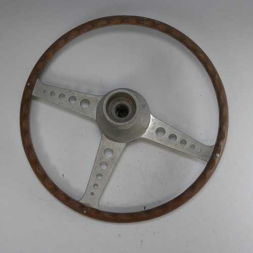 519 - A vintage Jaguar car steering Wheel, W 41 cm.