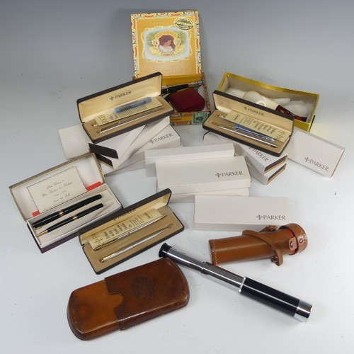 305 - A Watermans W5 fountain Pen and propelling Pencil set, presented to 'Mr. Herbert E. Ricketts', toget... 