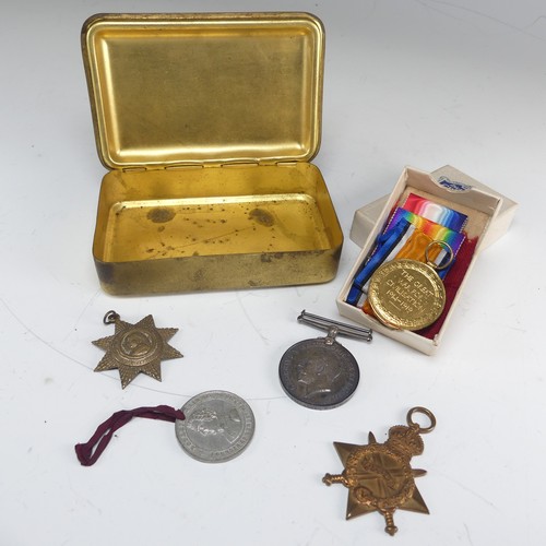 249 - A Royal Navy WW1 Trio of Medals, awarded to 145138 H.Stephens P.O.2. R.N., comprising 1914-15 Star, ... 