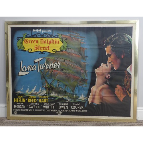 170 - Green Dolphin Street (1947) Poster, UK Quad Size, approx. 40in x 30in (102cm x 76cm), framed and gla... 