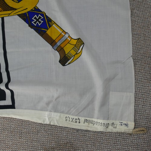 208 - A scarce Third Reich Kriegsmarine Grand Admiral's Flag, as flown when the Grand Admiral of the Germa... 