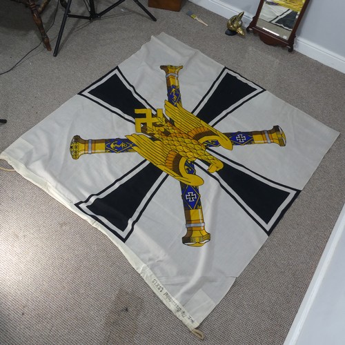 208 - A scarce Third Reich Kriegsmarine Grand Admiral's Flag, as flown when the Grand Admiral of the Germa... 