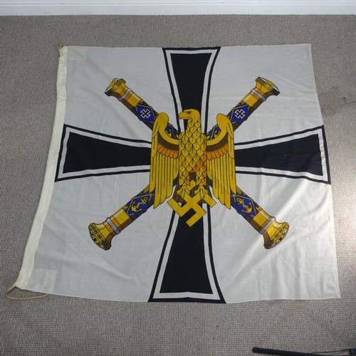 208 - A scarce Third Reich Kriegsmarine Grand Admiral's Flag, as flown when the Grand Admiral of the Germa... 