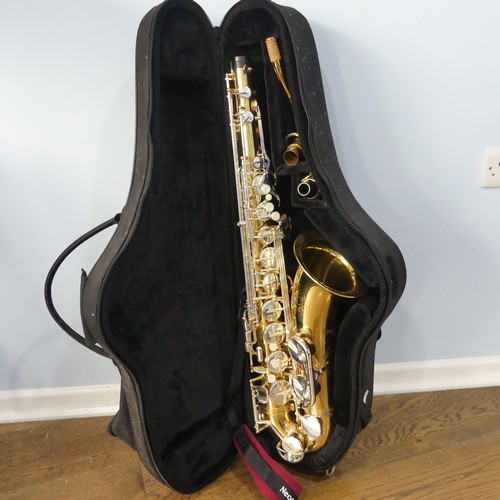 301 - A Trevor J James & Co The Horn 'Revolution' alto Saxophone, in fitted case.