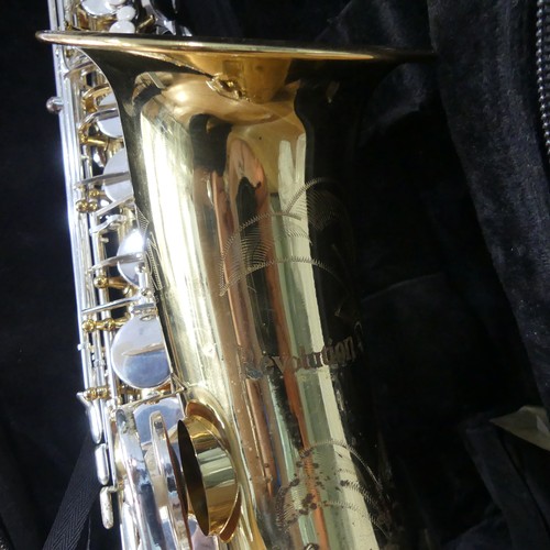 301 - A Trevor J James & Co The Horn 'Revolution' alto Saxophone, in fitted case.