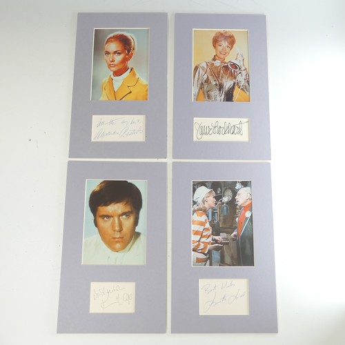 161 - Autographs; A photograph of June Lockhart (Lost in Space), in card overmount with inked signature be... 