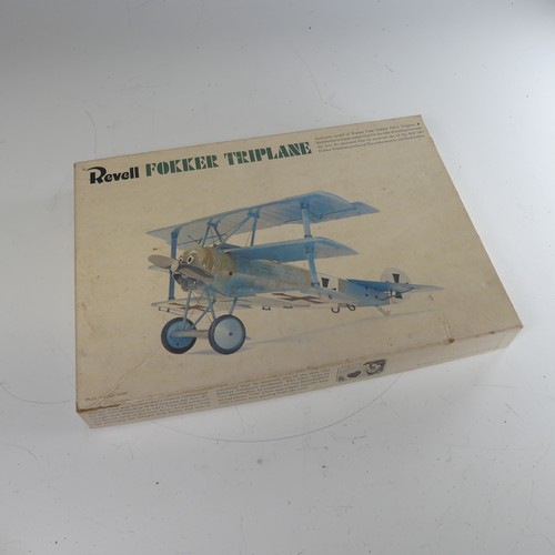 120 - A Revell Airfix Fokker Triplane plastic model Kit, authentic model of Werner Voss' Fokker DR-1 Tripl... 