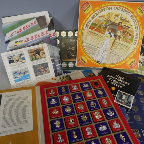 173 - Football / Petrol Station memorabilia: a collection, including ‘coins’ and other petrol station free... 